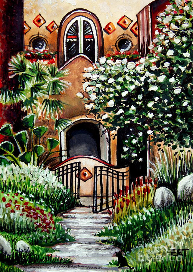 The Spanish Gardens Painting by Elizabeth Robinette Tyndall