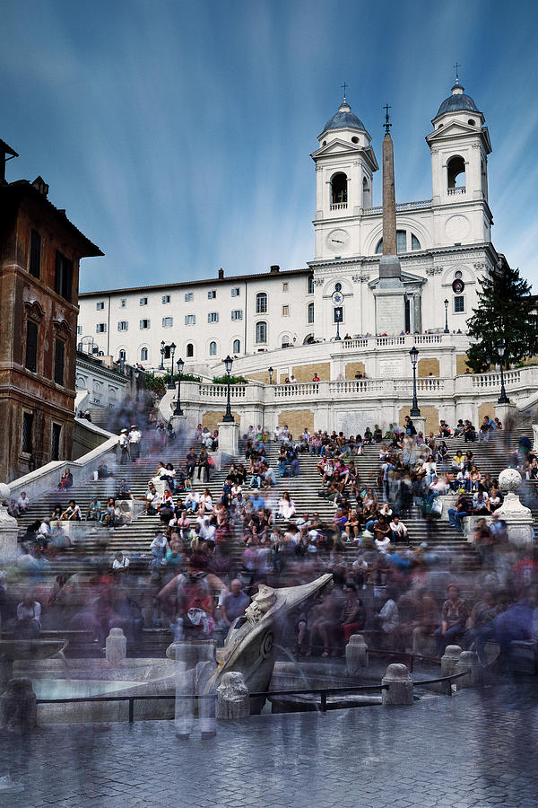 The Spanish Steps Photograph by Noel Marcantel