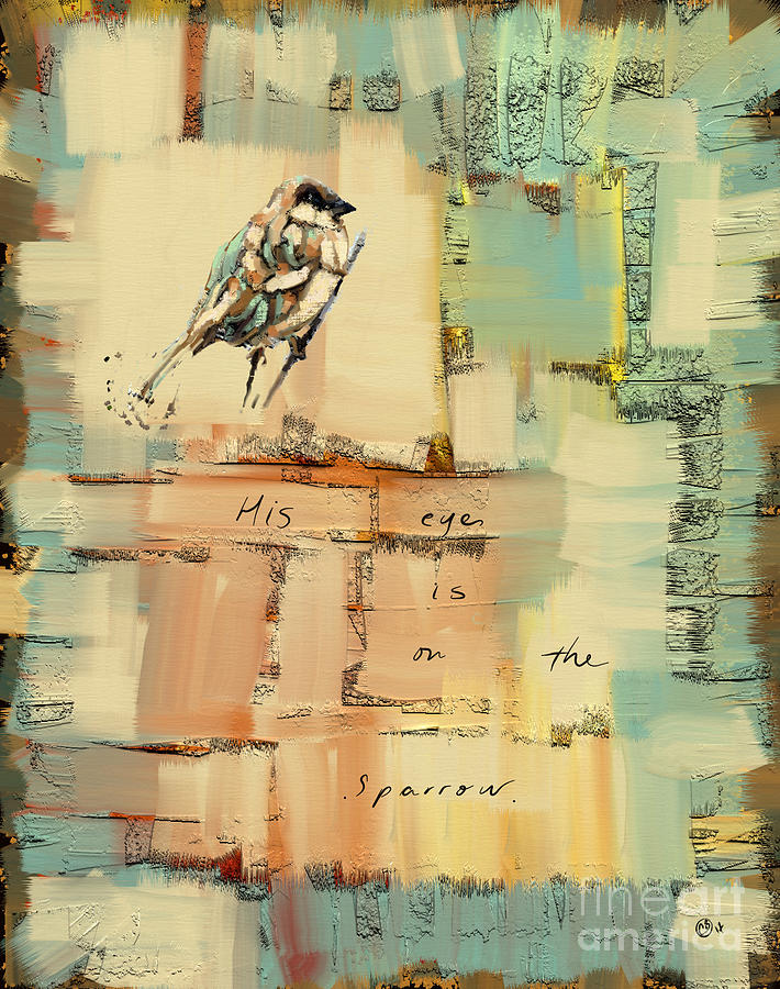 The Sparrow Mixed Media by Carrie Joy Byrnes