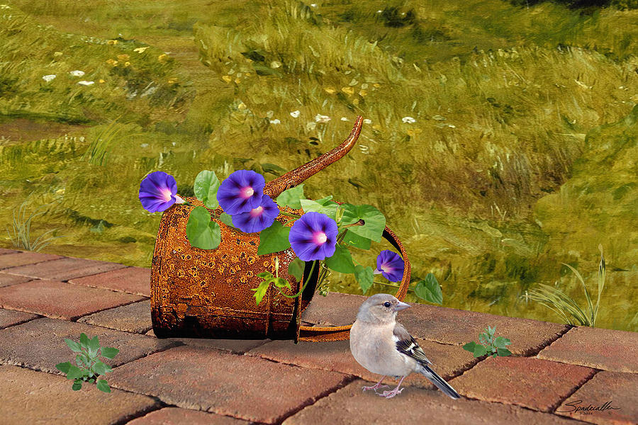 The Sparrow Still Chirps Digital Art by M Spadecaller