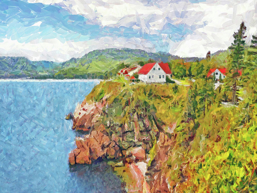 The Spectacular Keltic Lodge on Cape Breton Island Digital Art by Digital Photographic Arts