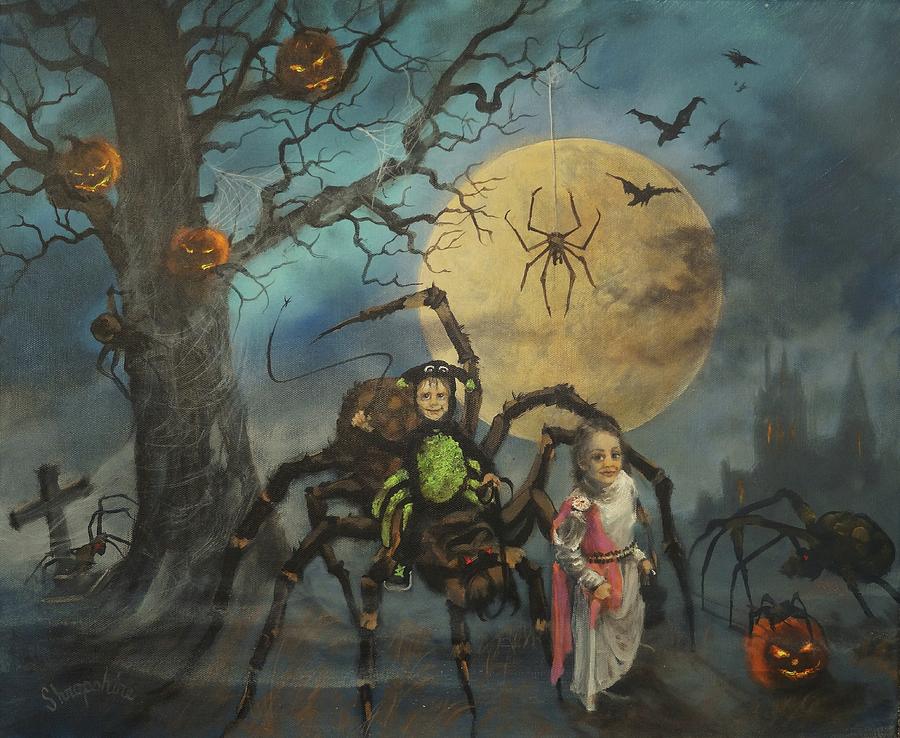 The Spider King Painting by Tom Shropshire