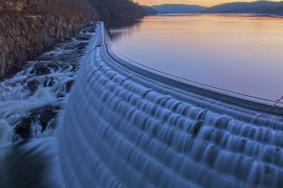 The Spillway At Dawn Photograph by Angelo Marcialis