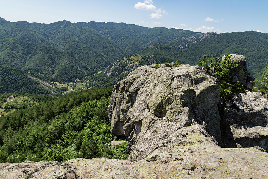 The Spine of the Mountain - Rough Rocks and Vistas Photograph by Georgia Mizuleva