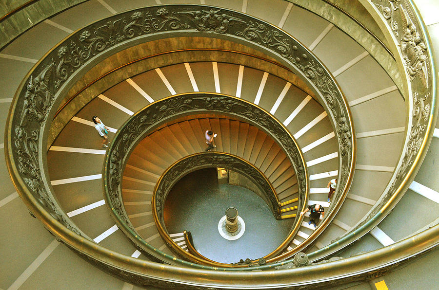 The Spiral staircase Photograph by Rumiana Nikolova