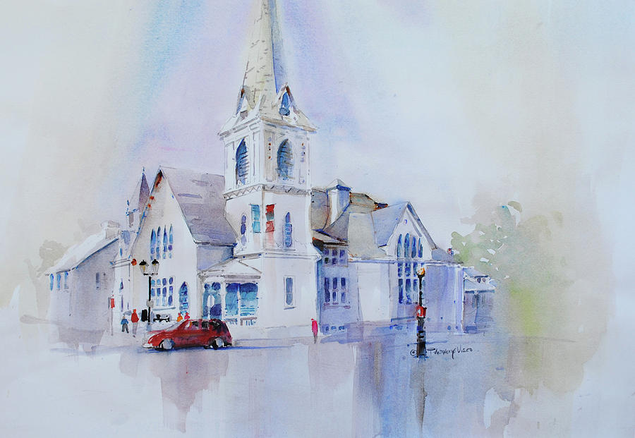 The Spire Center Painting