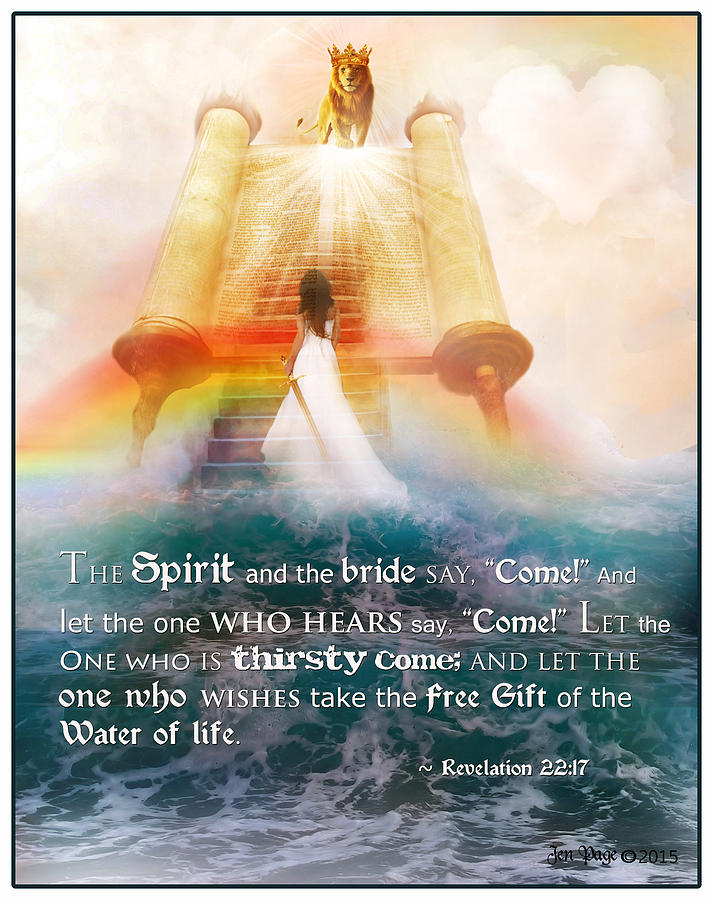 The Spirit and the Bride Digital Art by Jennifer Page