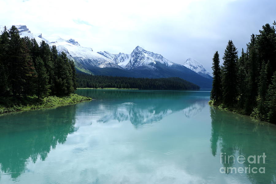 The Spirit Of Maligne Lake Photograph by Christiane Schulze Art And Photography