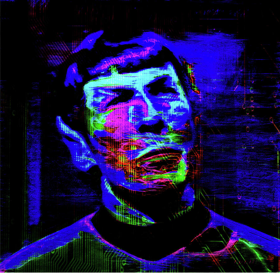 The Spirit of Spock Digital Art by Michael Cleere