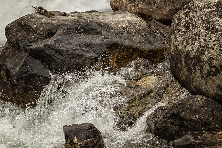 The Splash of a Stream Photograph by Belinda Greb