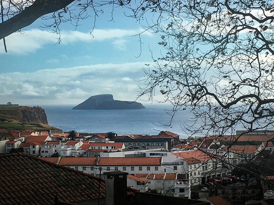 The Split Rock of Terceira Photograph by Kelly Hazel