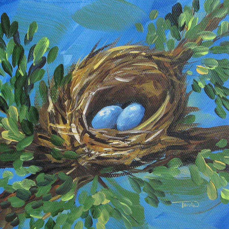 The Spring Nest  Painting by Torrie Smiley