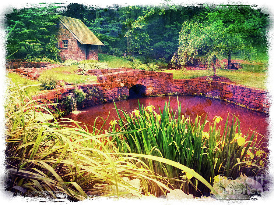 The Springhouse Photograph by Kevyn Bashore