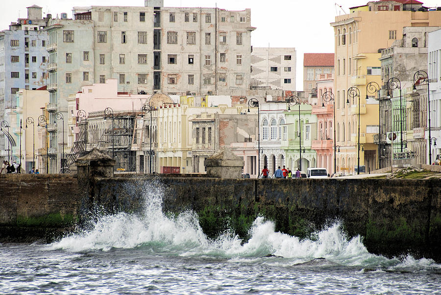 The Spume At Malecon Photograph by Marie Schleich The Spume At Malecon Photograph by Marie Schleich