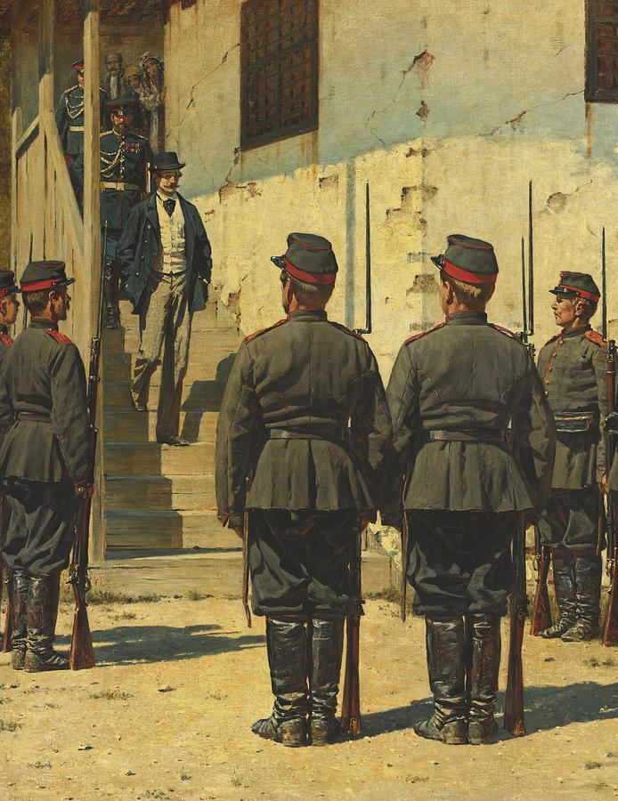 Famous Paintings Painting - The Spy by Vasily Vereshchagin