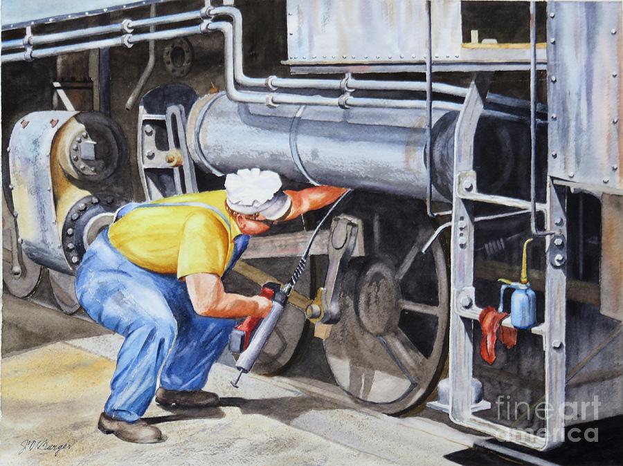 The Squeaky Wheel Painting by Joseph Burger