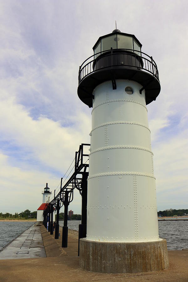 The St. Joseph Lighthouses in Michigan Photograph by Anita Hiltz - Fine ...