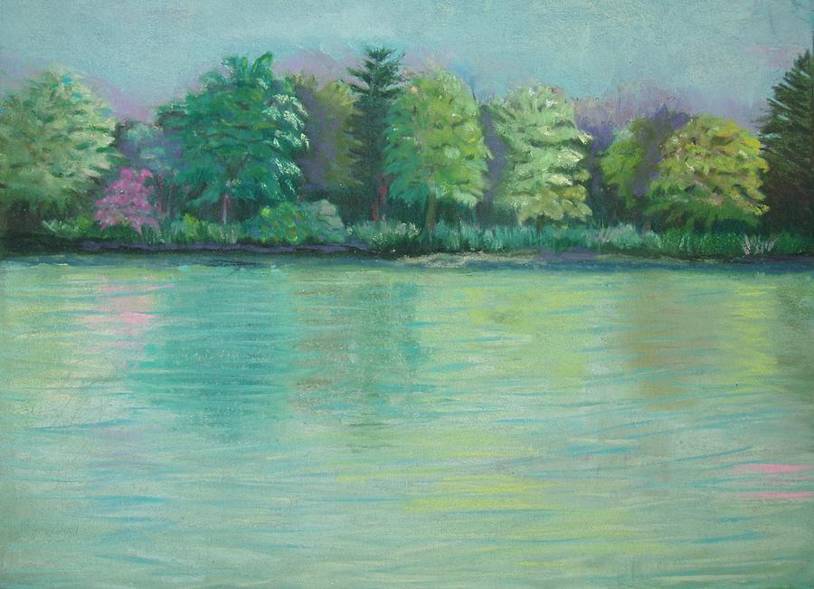 The St. Joseph River In The Spring Painting by Donna Chambers