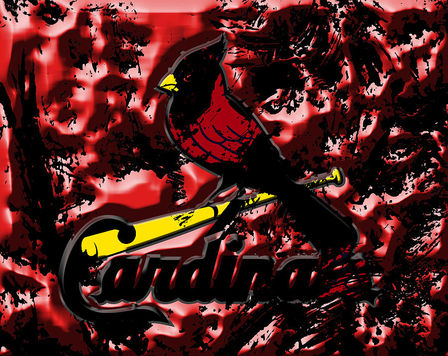 The St Louis Cardinals1a Mixed Media by Brian Reaves