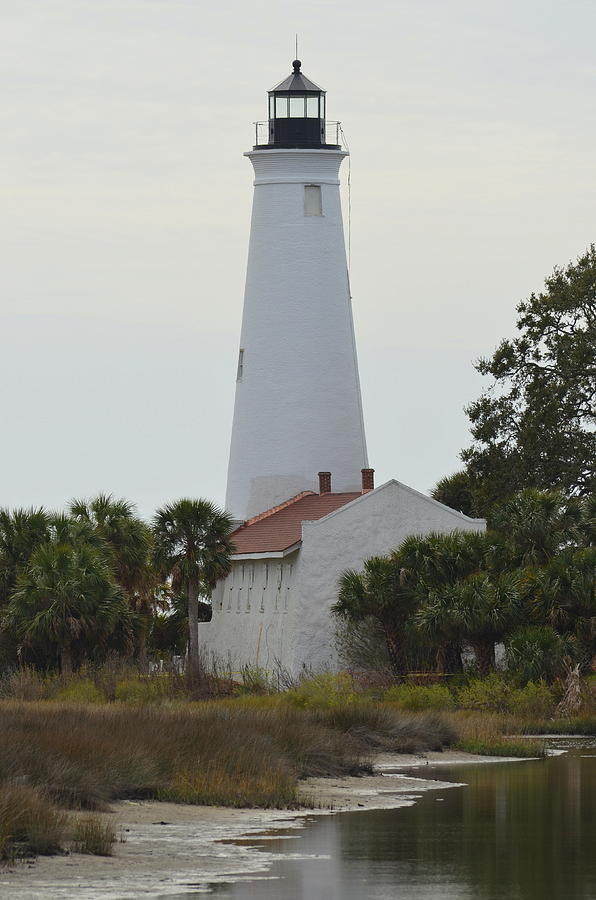 The St. Marks Lighthouse Photograph by Carla Parris