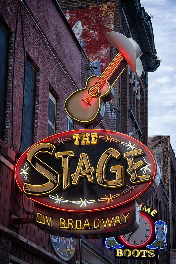 The Stage Nashville Photograph by Mike Burgquist Pixels