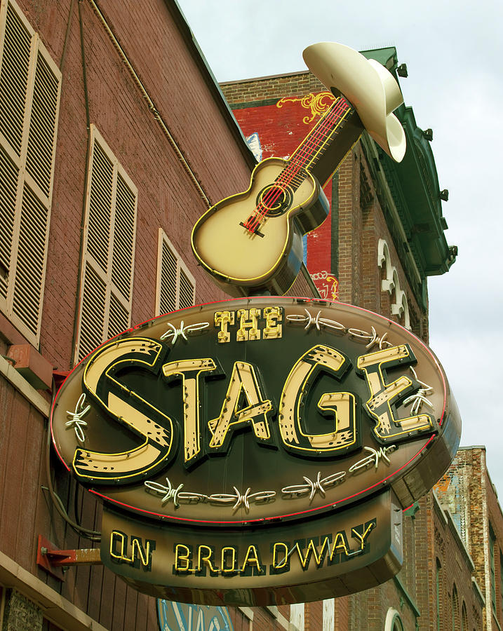The Stage on Broadway Nashville Tennessee Photograph by Carol Highsmith