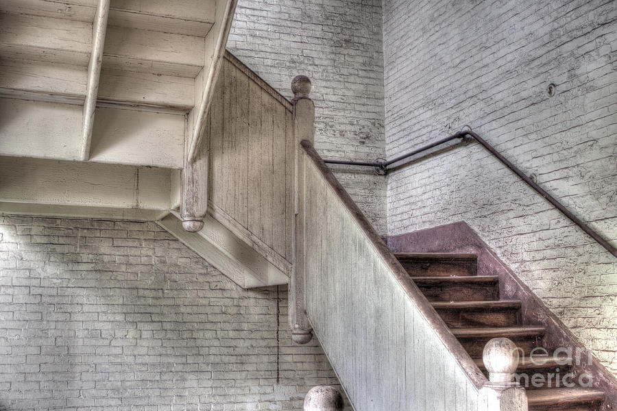 Architecture Photograph - The stairs horizontal by David Bishop