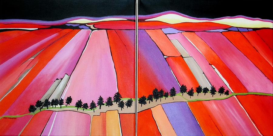 The Stand The Plains Painting by Carol Sabo
