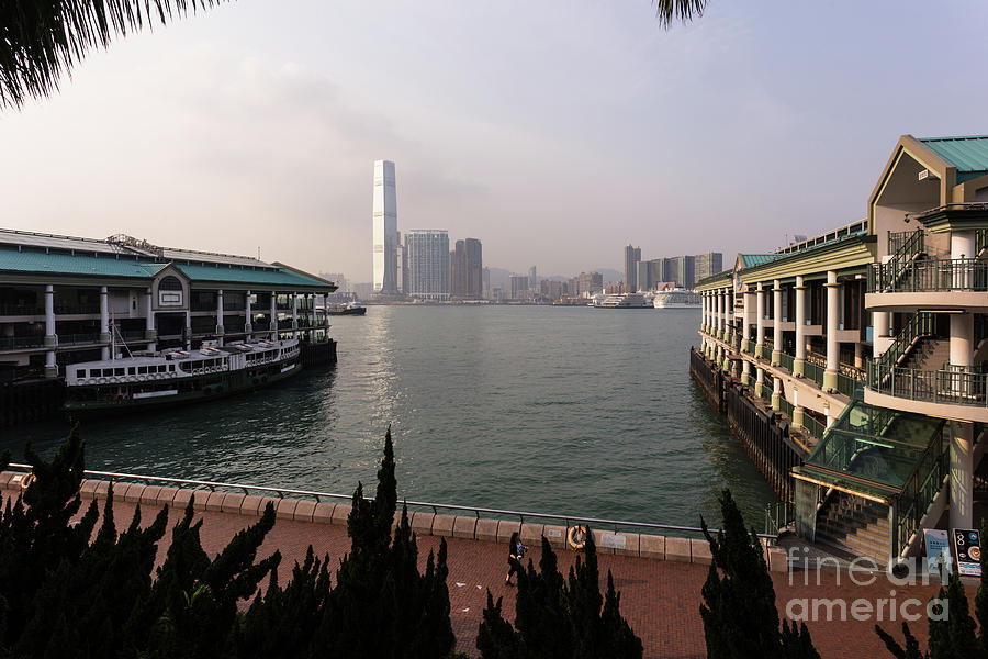 The star ferry pier in Central Hong Kong island Photograph by Didier Marti