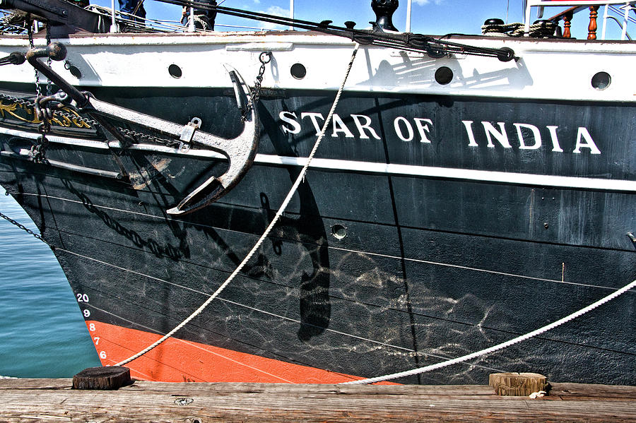 The Star of India Ship Photograph by Randall Nyhof