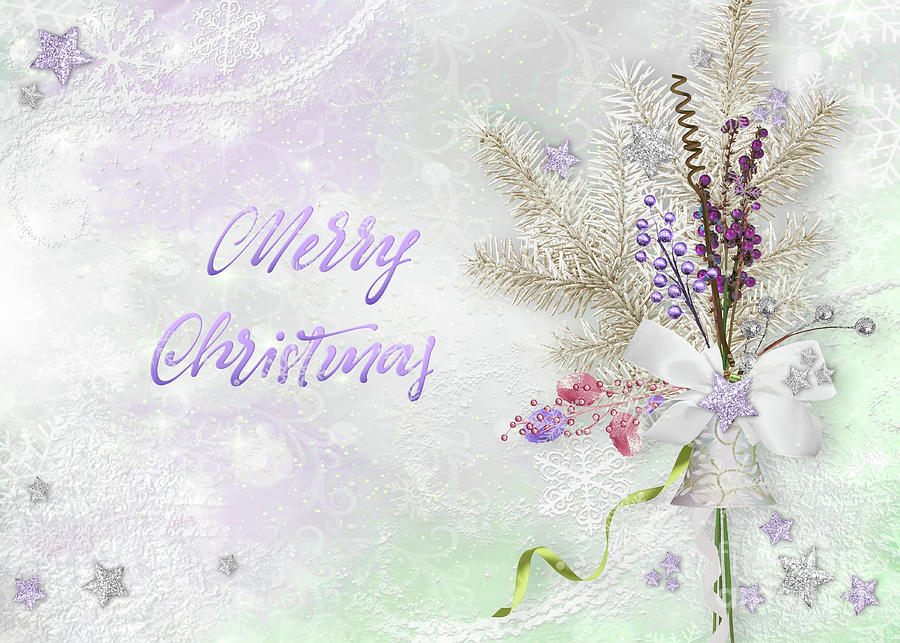 The Starry Christmas   Digital Art by Olga Hamilton
