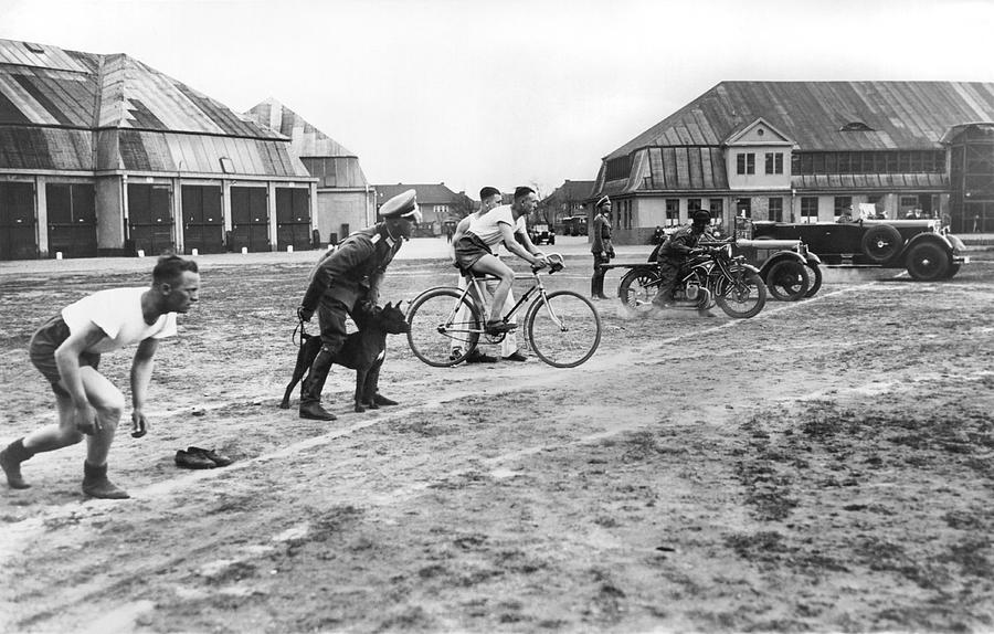 The Start Of A Weird Race Photograph by Underwood Archives