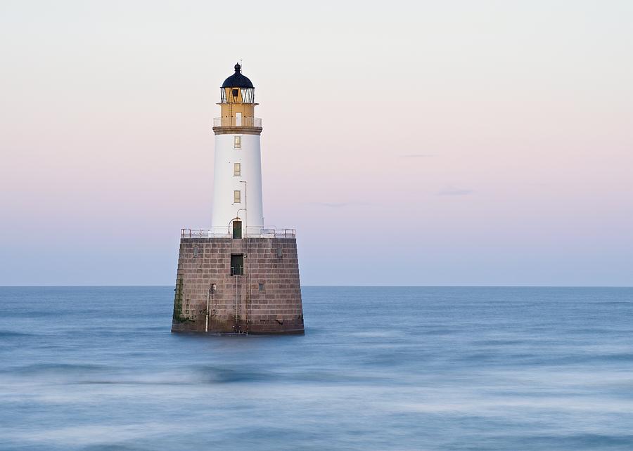 The start of Twilight at Rattray Head Photograph by Stephen Taylor