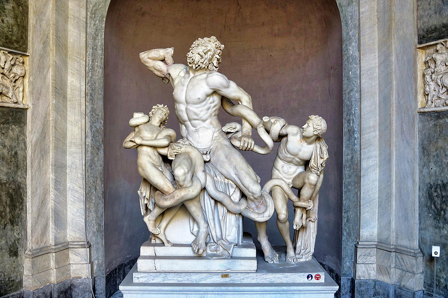 The Statue Of Laocoon And His Sons At The Vatican Museum Photograph by Rick Rosenshein