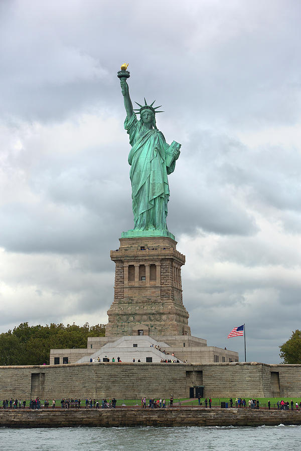 The Statue of Liberty Photograph by Brian Knott Photography - Fine Art ...