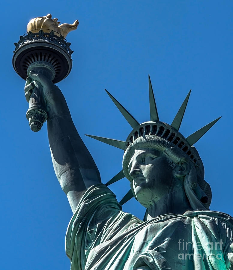 Statue Of Liberty Photograph - The Statue of Liberty by James Aiken