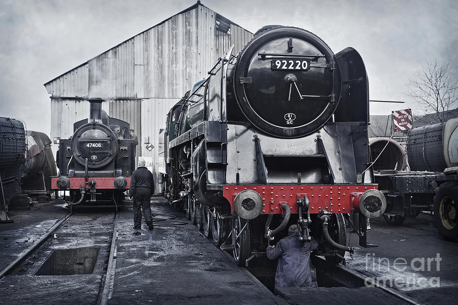 The Steam Depot Photograph by David Birchall