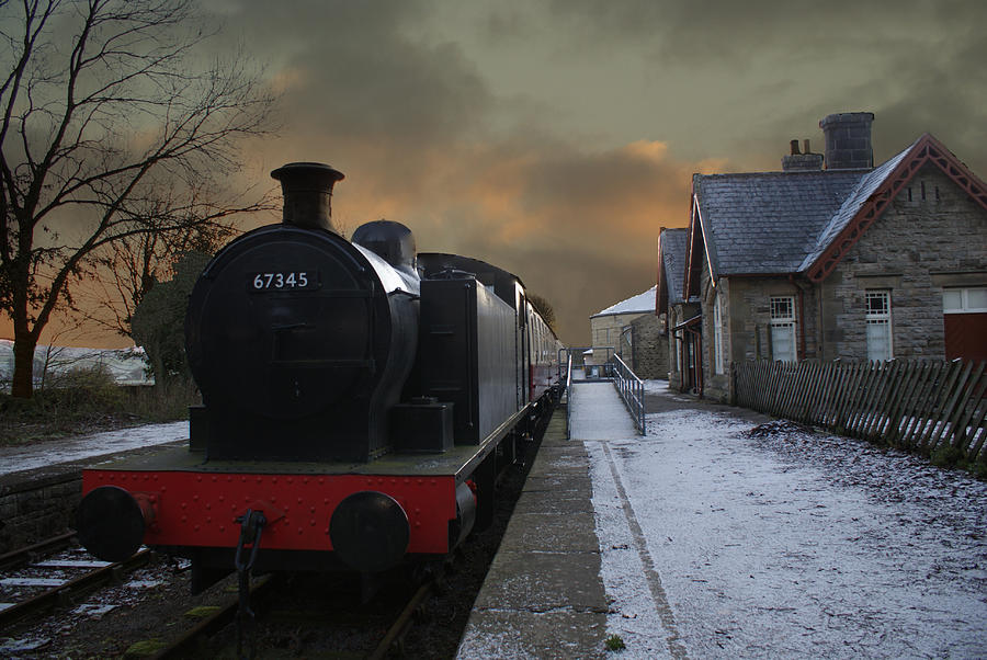 The Steam Train Photograph by Sandra Cockayne ADPS