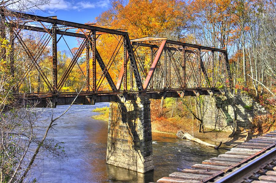 ...The Steel Rails Still Aint Heard the News No. 1 - Near Rupert, Columbia County PA Photograph by Michael Mazaika