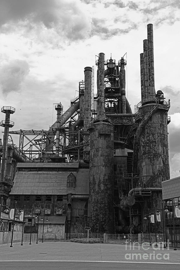 The Steel Stacks 1 Photograph by Paul Ward