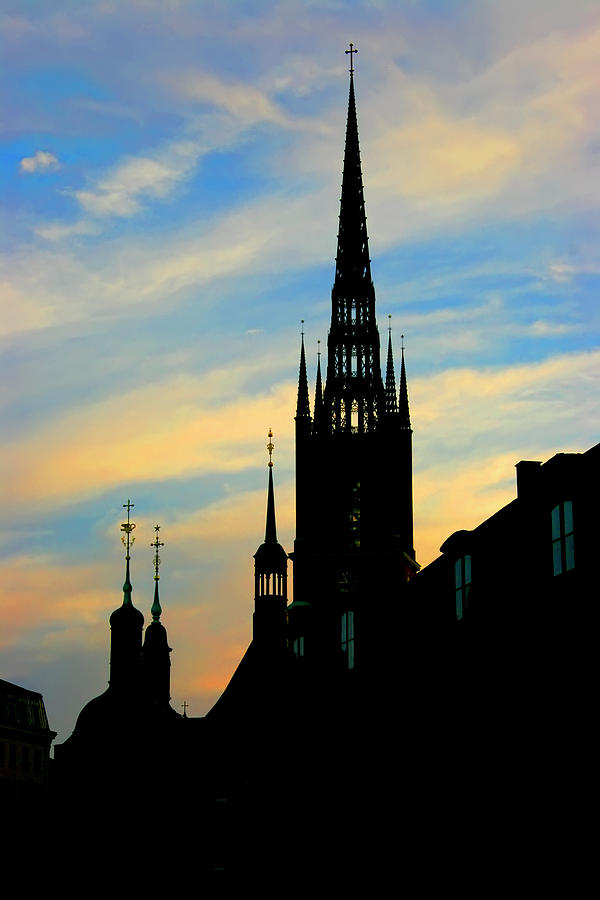 The Steeples of Stockholm Photograph by KG Thienemann
