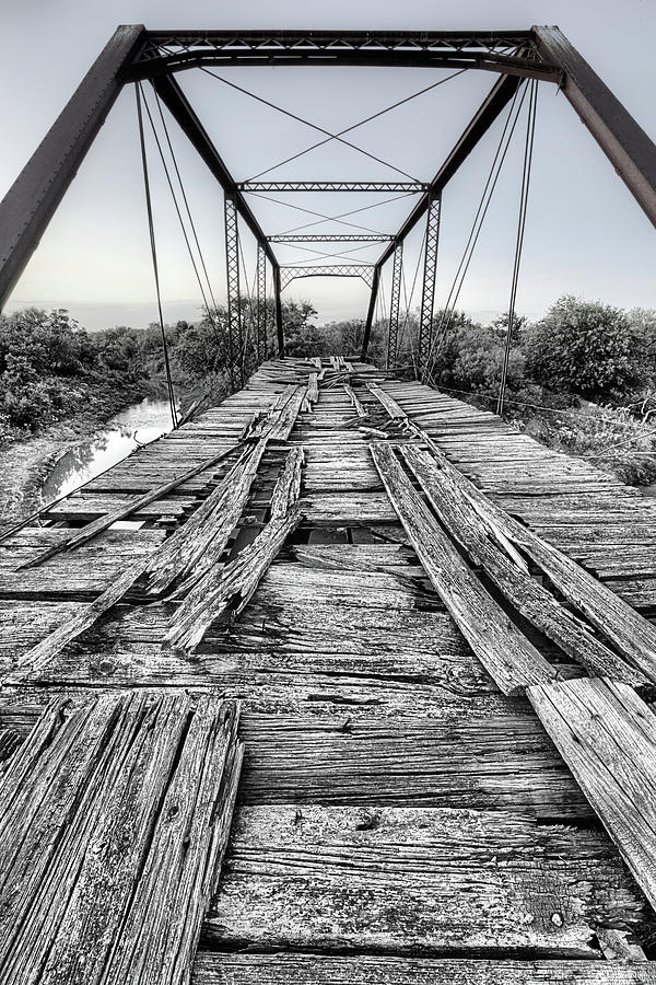 The Steinman Bridge Black and White Photograph by JC Findley