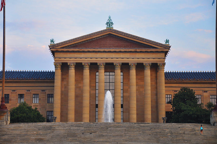 The Steps of the Philadelphia Museum of Art Photograph by Bill Cannon
