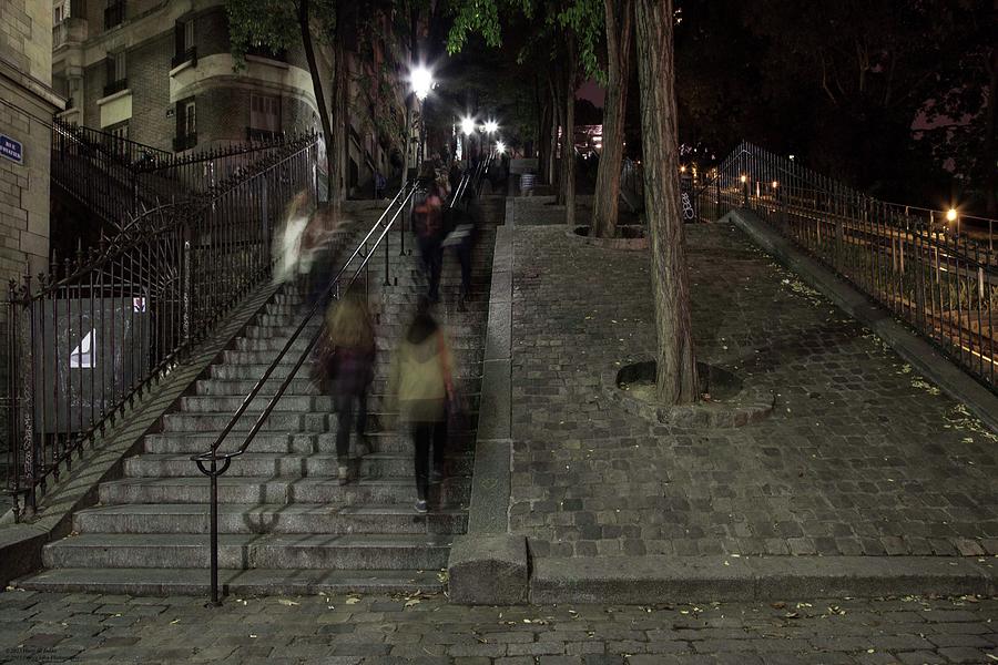 The Steps To Montmartre  Photograph by Hany J