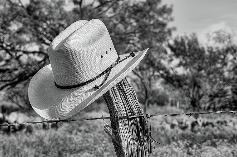 The Stetson in Black and White Photograph by JC Findley