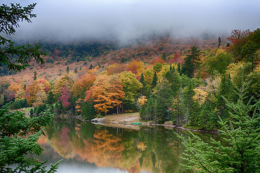 Fall Photograph - The stillness of an autumn morning by Jeff Folger