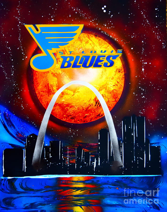 The Stl Blues Painting