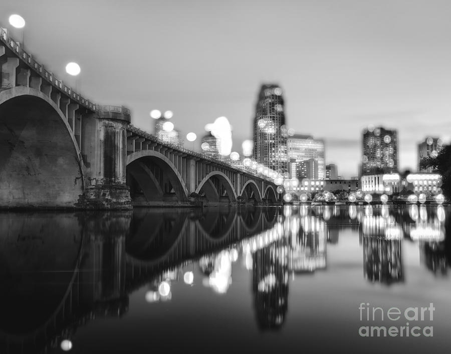 Minneapolis Photograph - The Central Avenue Bridge by Iryna Liveoak