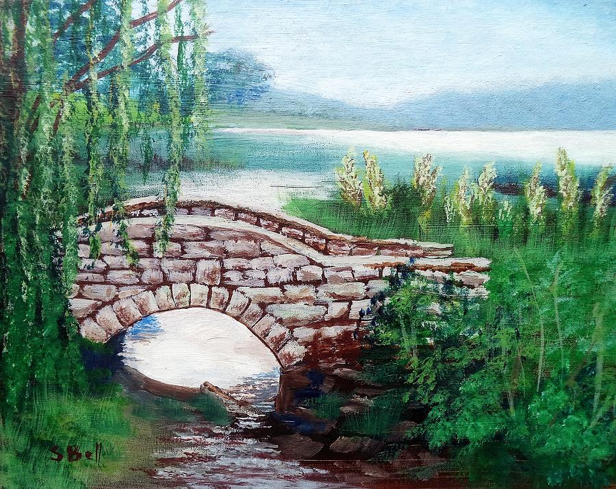 The Stone Bridge Painting by Sandra Bell