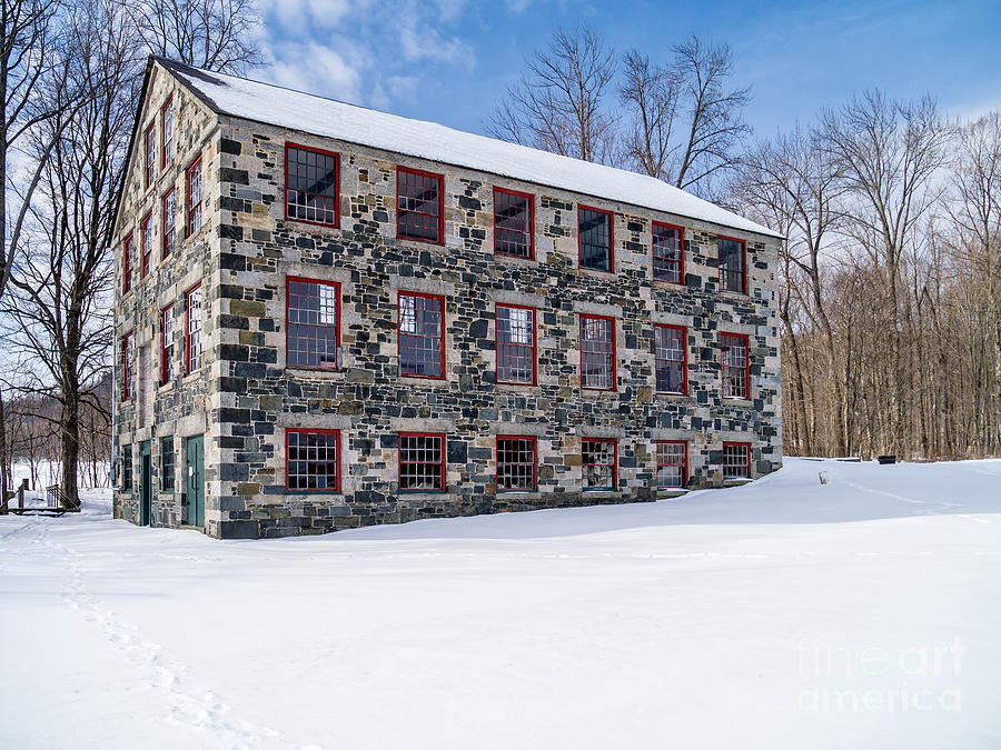 The Stone Mill Enfield NH Photograph by Edward Fielding